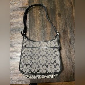 Black large shoulder bag Coach